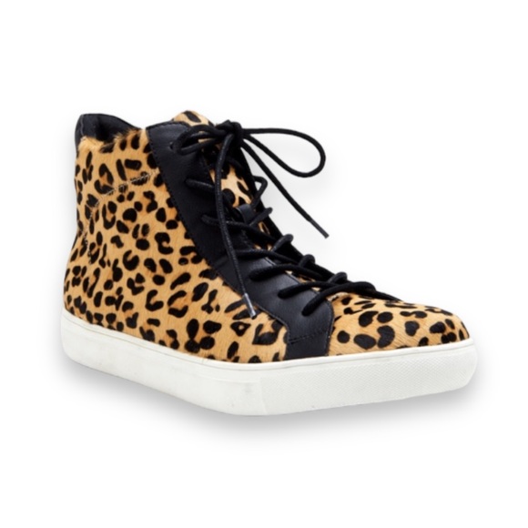 Coconuts by Matisse Shoes - Coconuts by Matisse Women's Skylark leopard print high top sneaker, Sz 7.5